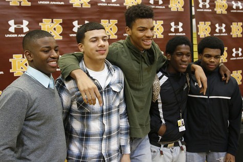 Football players sign to colleges