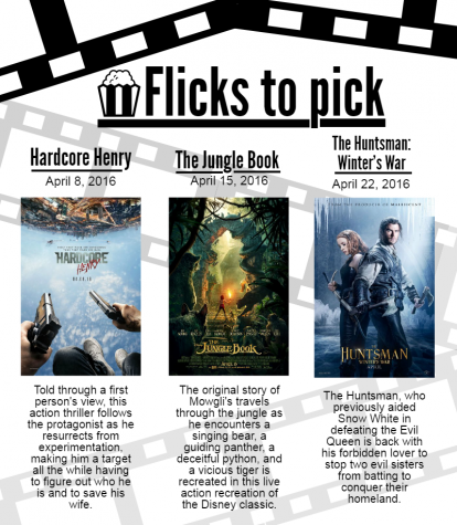 Flicks to pick for April 2016