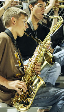 Pep Band Brings Together Alumni and Students