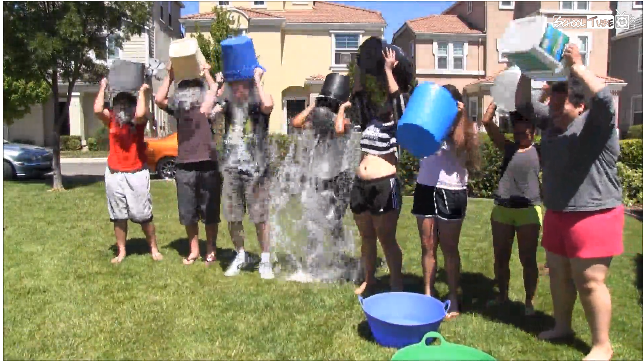 Stagg Line staff Does the ALS Ice Bucket Challenge