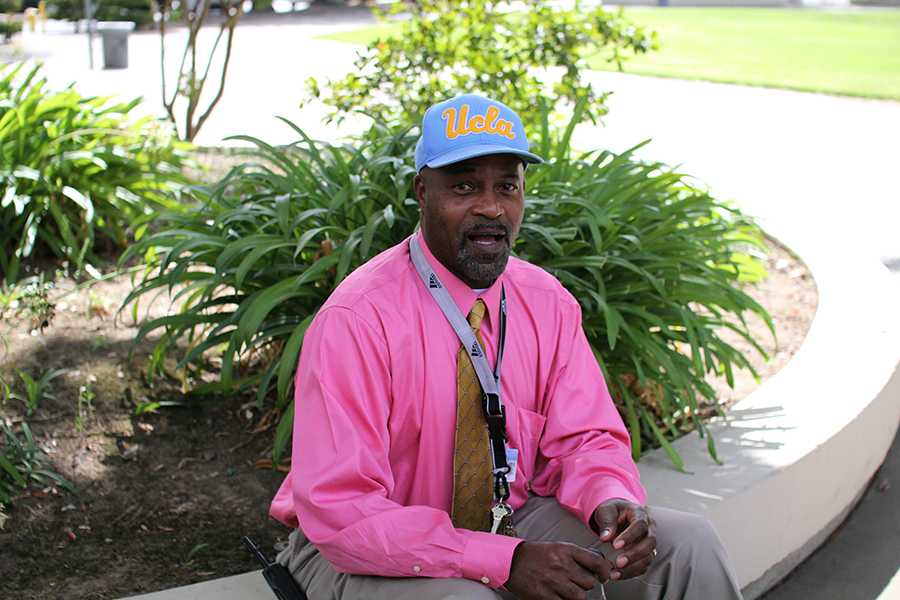 Only Olympians can pull this color off, Principal Andre Phillips boasts.