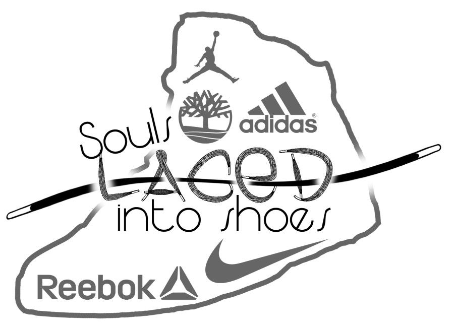 Souls laced into shoes