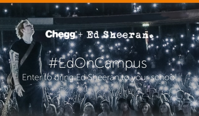 Opportunity to win an Ed Sheeran concert at Stagg