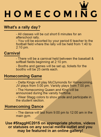 What’s happening on homecoming?