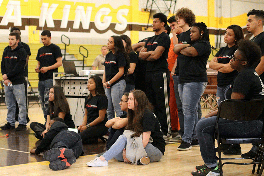 Being cut off from society, the group of students had to quickly learn how to work together to complete team-building activities. The two days spent together helped them open up together. 