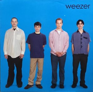 The album "Weezer" (commonly known as the Blue Album), was released on May 10, 1994. Image courtesy of the L.A. Times.