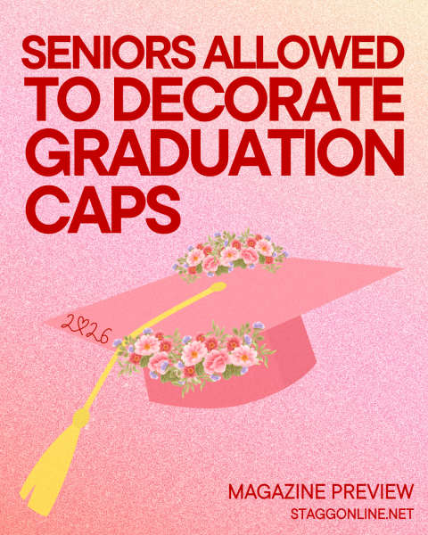PREVIEW: Seniors allowed to decorate graduation caps for first time at Stagg